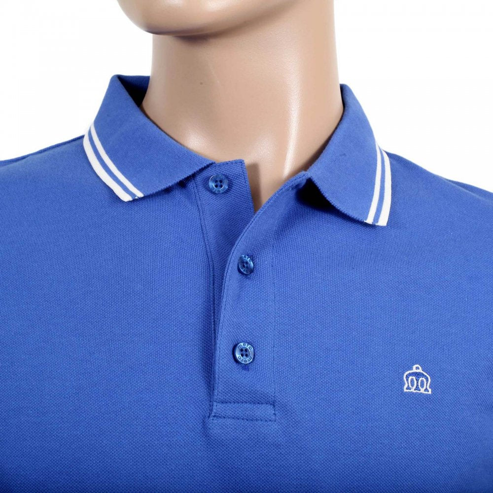 Mens Regular Fit Short Sleeve Royal Blue Polo Shirt