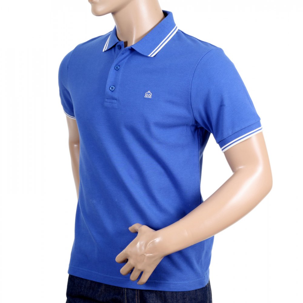 Mens Regular Fit Short Sleeve Royal Blue Polo Shirt