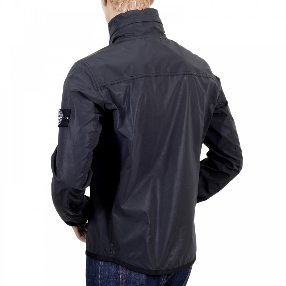 Mens Reflex Mat Grey Fabric Regular Fit Jacket with Hood