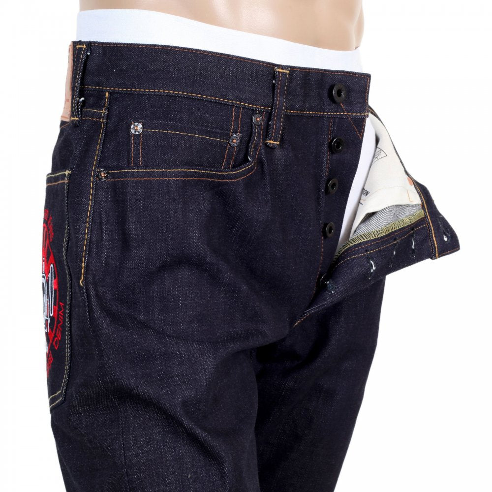 Japanese Selvedge Indigo Raw Slim Fit ORJ Machine Denim Jeans