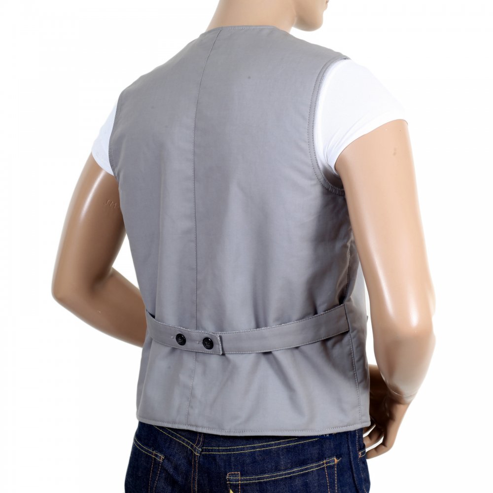 Light Blue Vintage Cut Regular Fit Lightly Padded Waistcoat