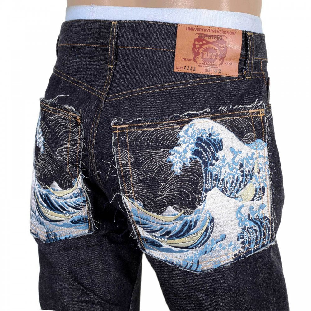 Raw Japanese Selvedge Toyo Tsunami New Slim Cut Denim Jeans