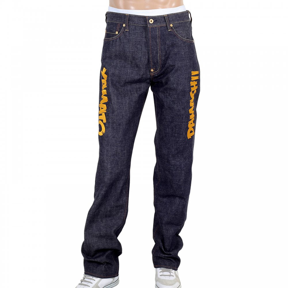 Japanese Selvedge Slim Fit Yamato Damashi 12th Anniversary Indigo Jeans