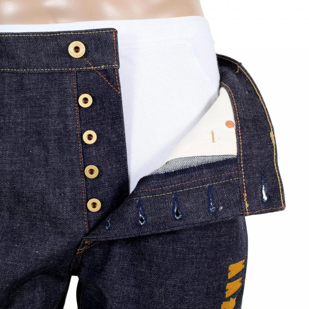 Japanese Selvedge Slim Fit Yamato Damashi 12th Anniversary Indigo Jeans