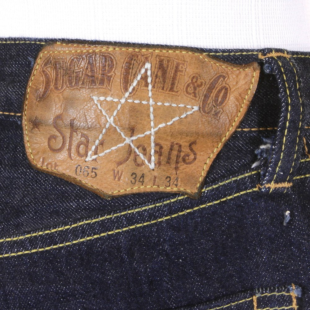 Union Star Vintage Cut Japanese Selvedge One Wash Denim Jeans for Men SC40065A