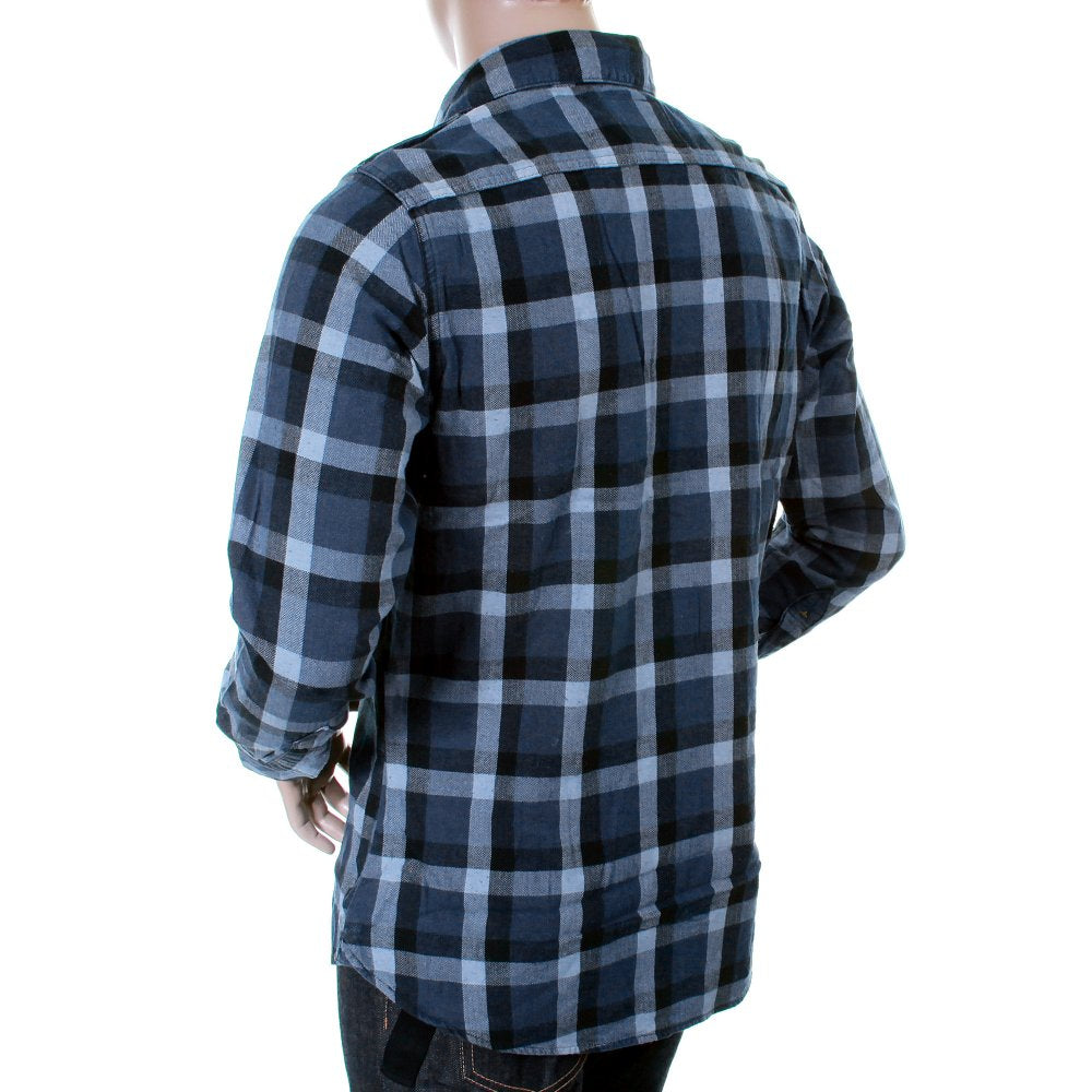 Anglomania Blue Check Slim Fit Shirt