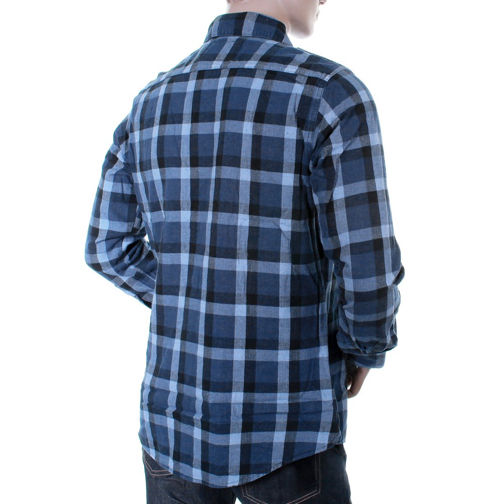 Anglomania Blue Check Slim Fit Shirt