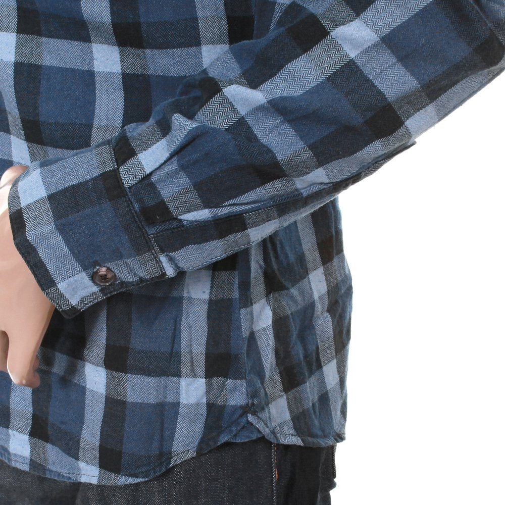 Anglomania Blue Check Slim Fit Shirt