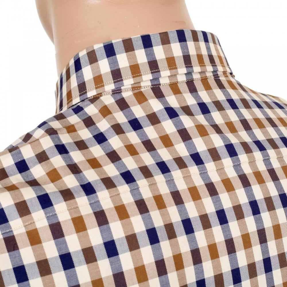 Mens Classic Club Check Harrowby Short Sleeve Shirt