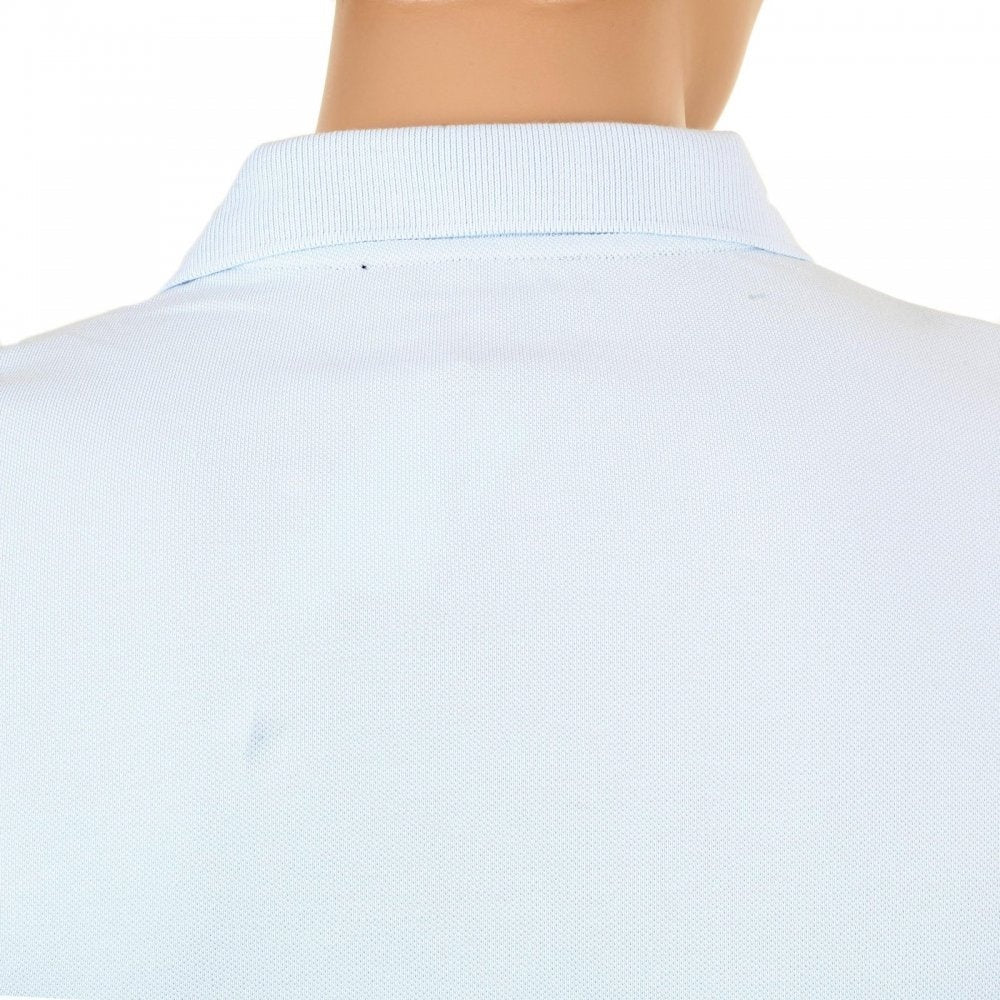 Mens Light Blue Short Sleeve Regular Fit Polo Shirt
