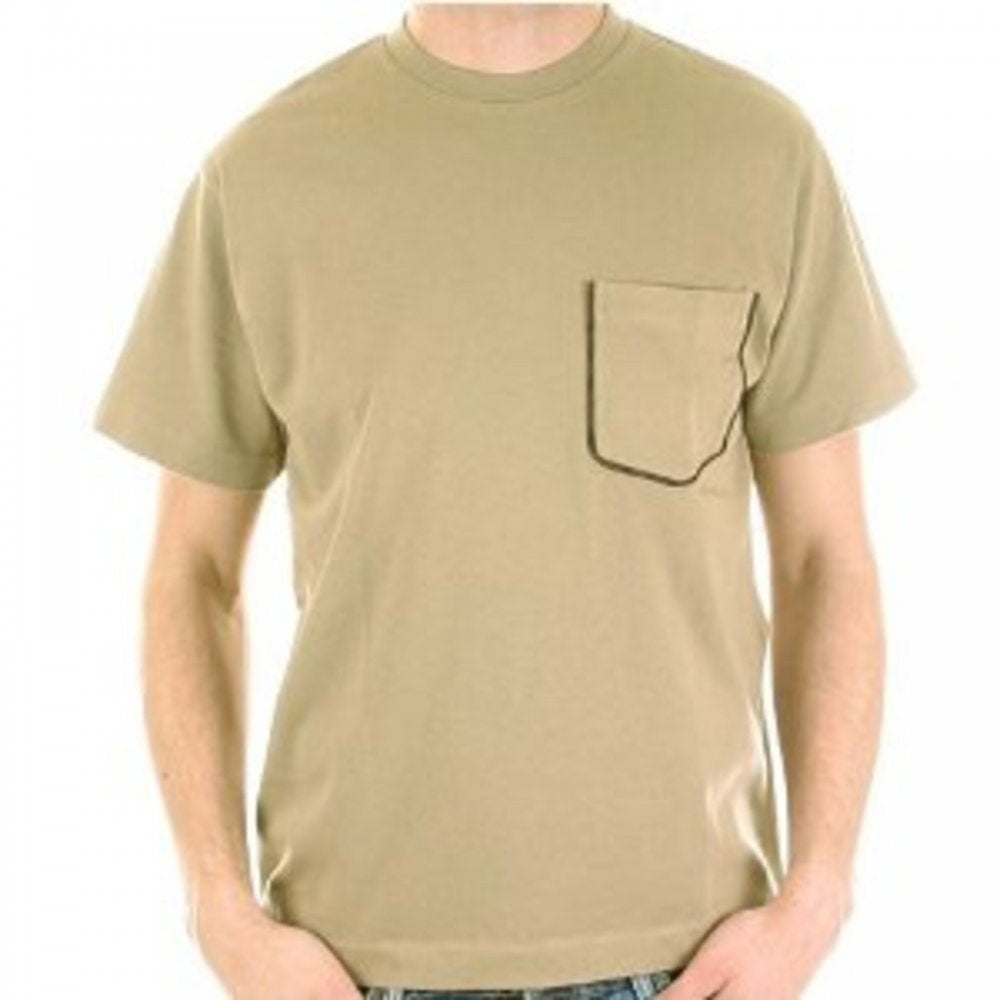 Sand Coloured Short Sleeve T Shirt