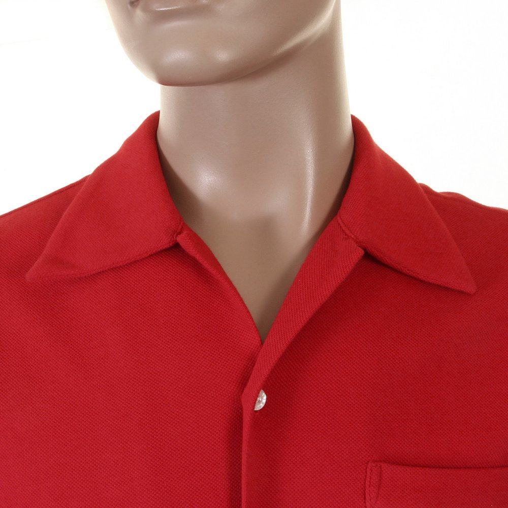 Authentic and Rare Red Shirt with 24 HOUR DENIM LAUNDRY Design