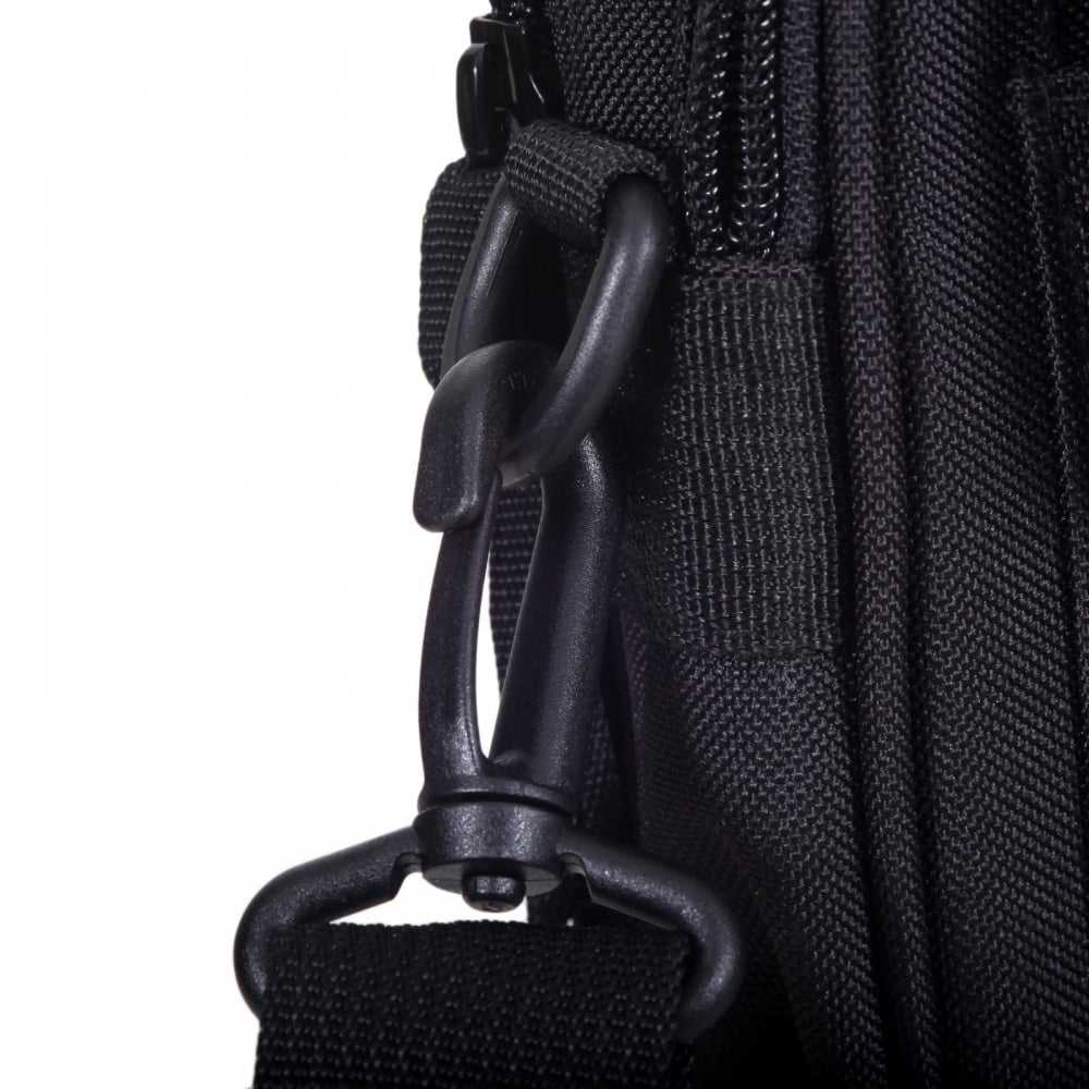 Black Essentials Black Bag with Adjustable Shoulder Strap for Men