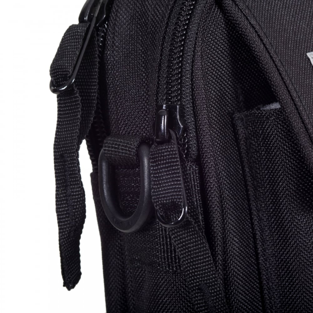 Black Essentials Black Bag with Adjustable Shoulder Strap for Men