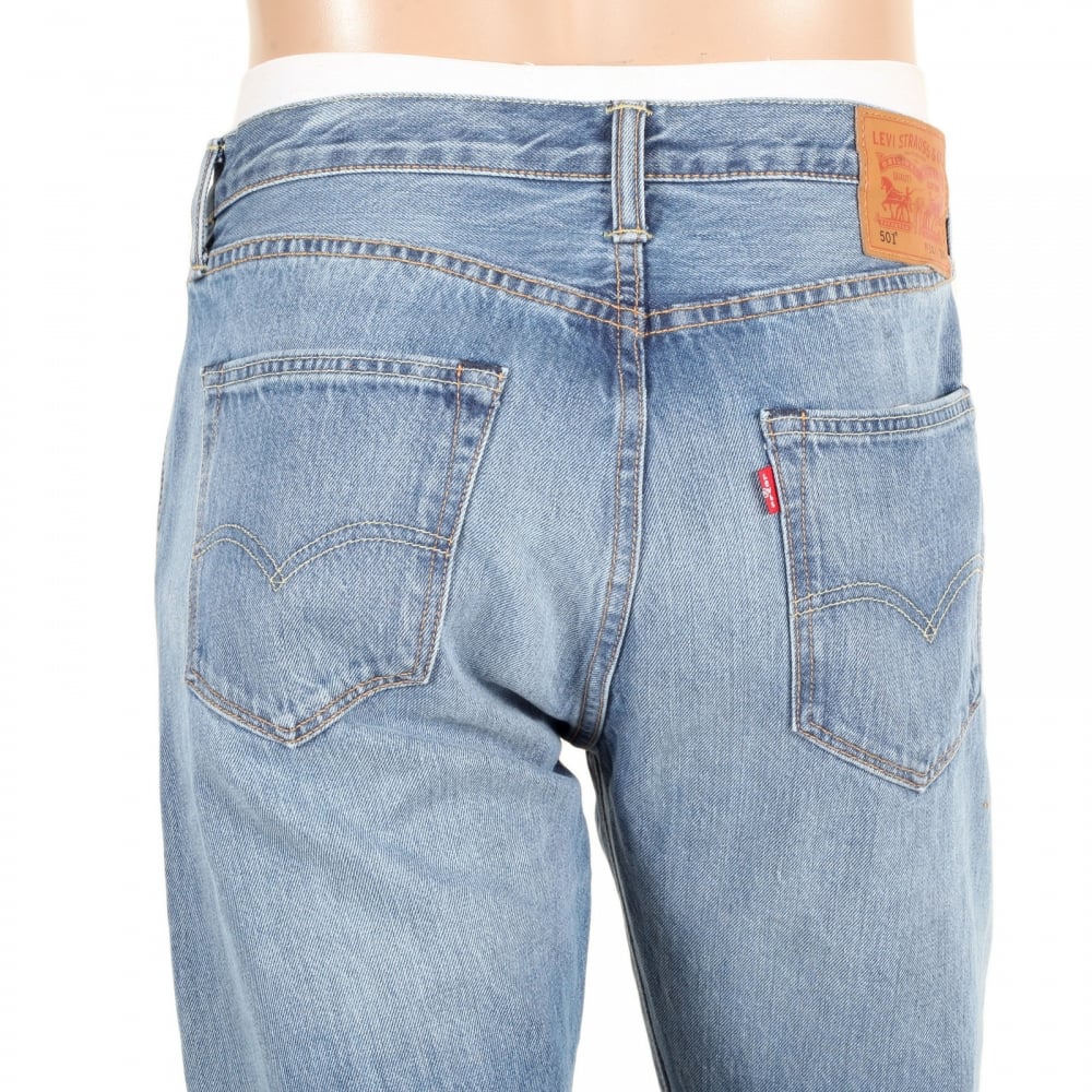 Mens Iron Mount 501 Original Fit Jeans with New Hard Wearing Fabric