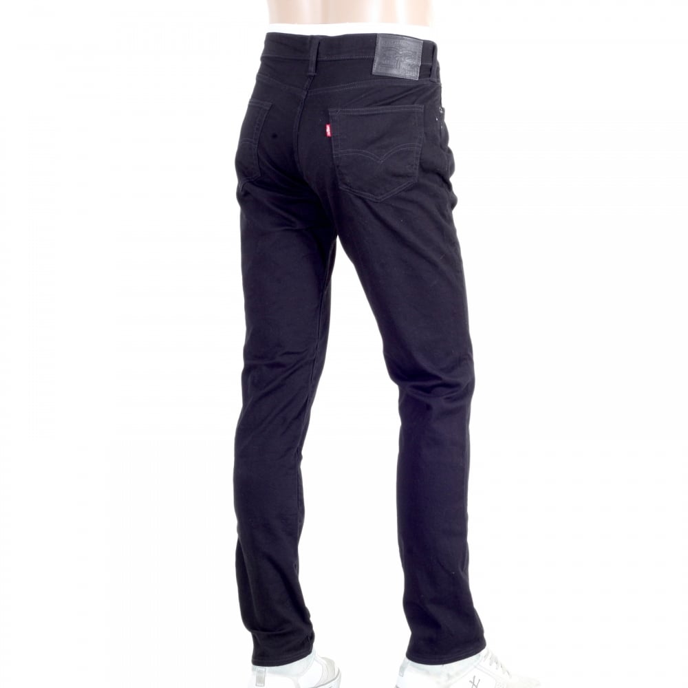 Washed Black Stretch Cotton 511 Slim Fit lower waist Moonshine Jeans with Zip Fly
