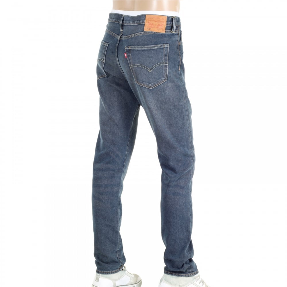 Lower Waist Slim Tapered Fit 522 Littlefield Jeans with Bar Tacked at Stress Points