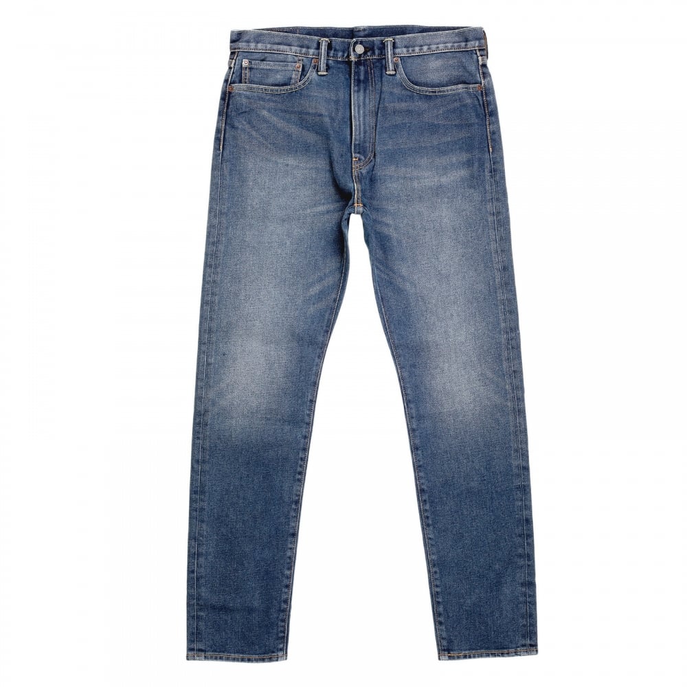 Lower Waist Slim Tapered Fit 522 Littlefield Jeans with Bar Tacked at Stress Points