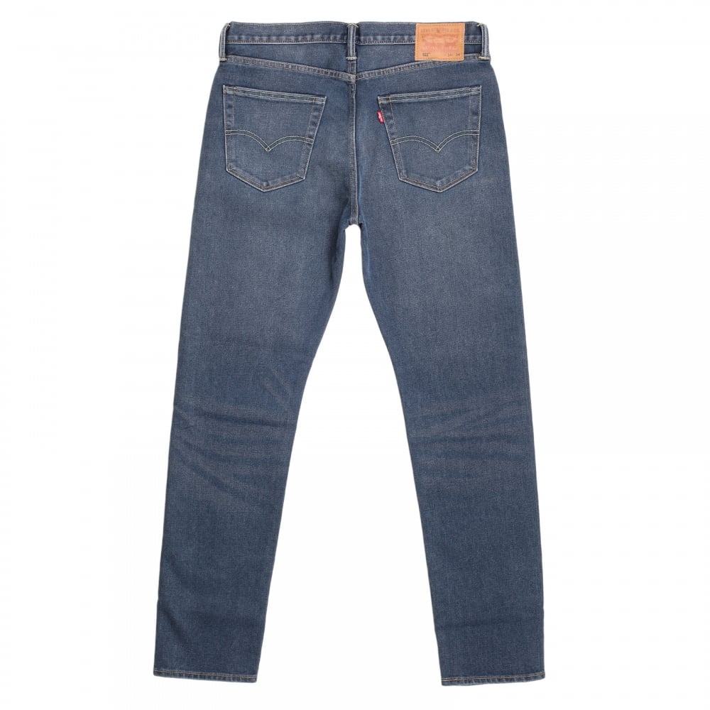 Lower Waist Slim Tapered Fit 522 Littlefield Jeans with Bar Tacked at Stress Points