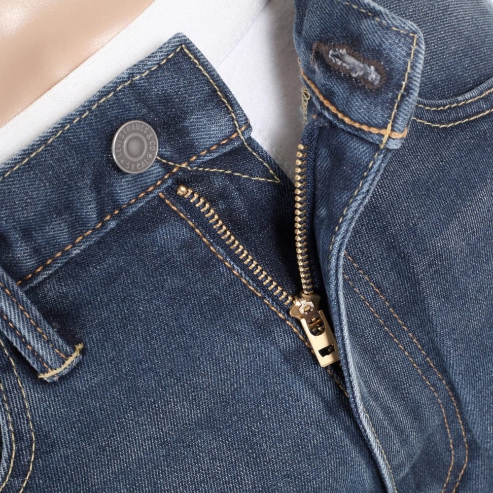 Lower Waist Slim Tapered Fit 522 Littlefield Jeans with Bar Tacked at Stress Points