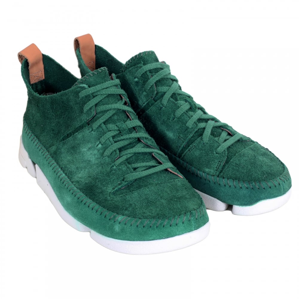 Teal Suede Trigenic Flex Classic 26117462 Mocassin Construction Mens Shoes with Three Part Vibram Sole