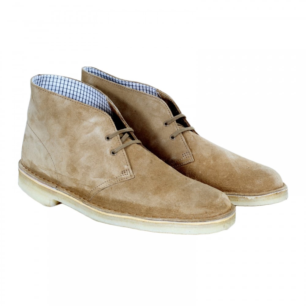 Mens Oakwood Suede Desert Boots 26110058 with Crepe Sole