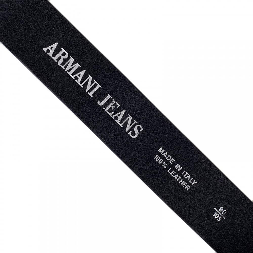 Casual Black Leather Belt for Men with Vintage Heavy Rectangular Leather Topped Pin Buckle