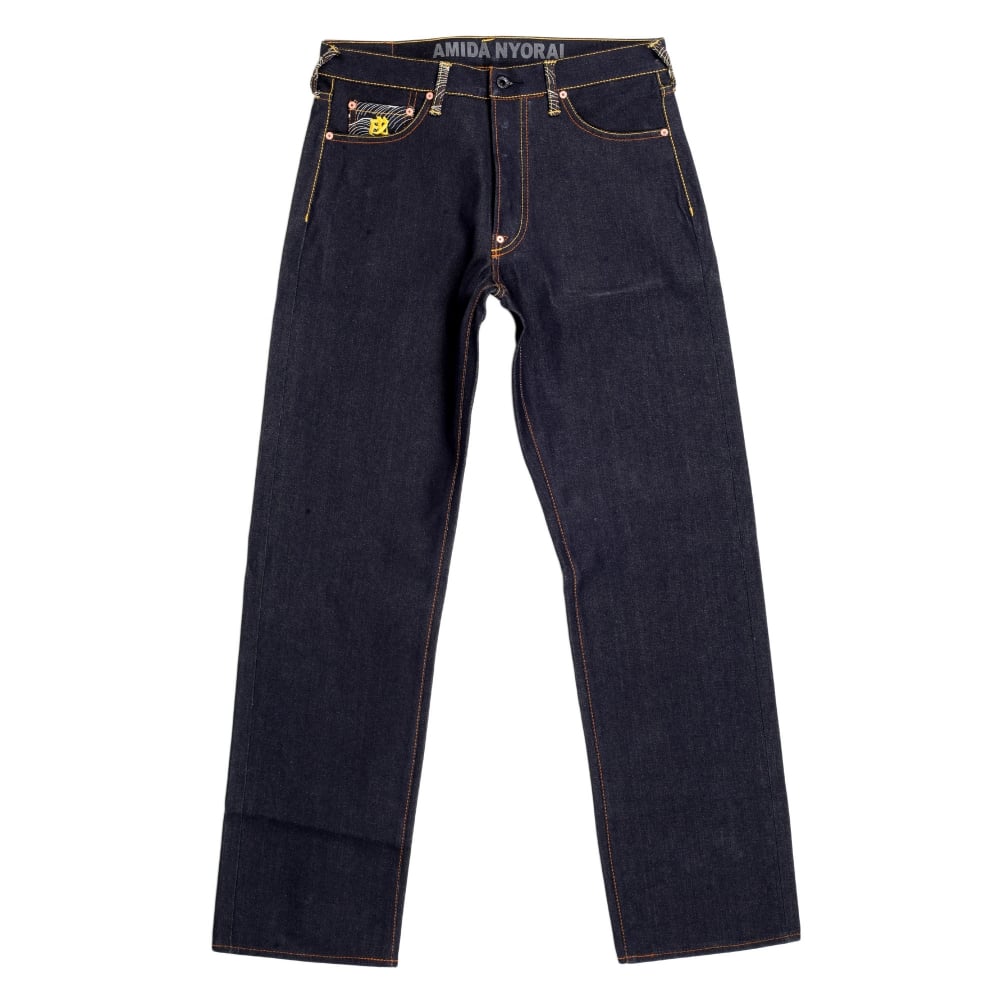 Year of the Dog Exclusive Design Dark Indigo Raw Denim Jeans