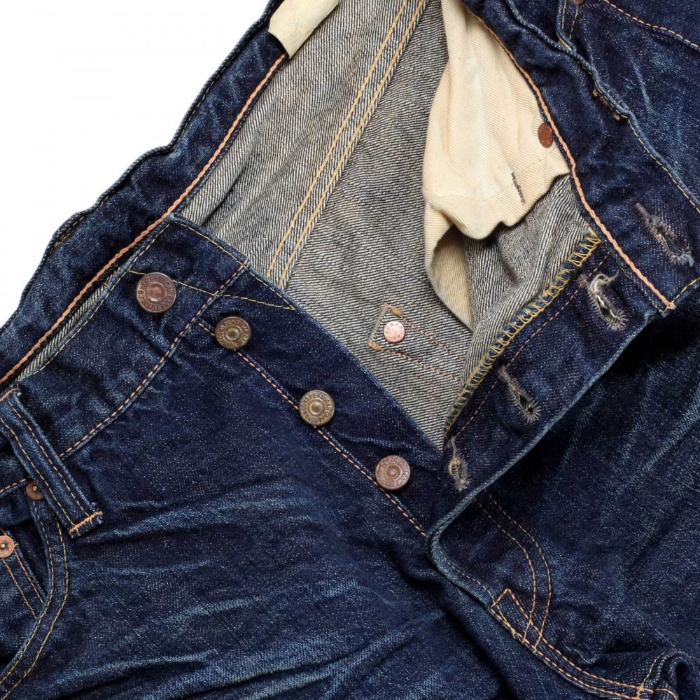 Lone Star SC40902H 5 Year Aged Wash Japanese Selvedge 14oz Denim Jeans with Vintage and Aged Finish