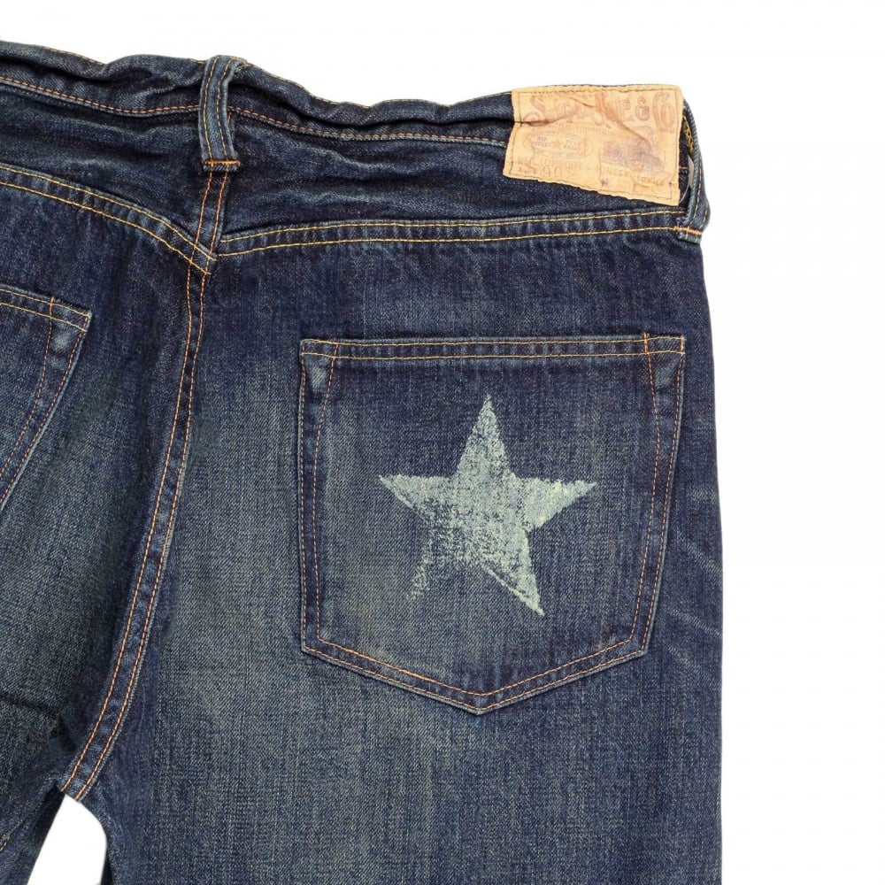 Lone Star SC40902H 5 Year Aged Wash Japanese Selvedge 14oz Denim Jeans with Vintage and Aged Finish