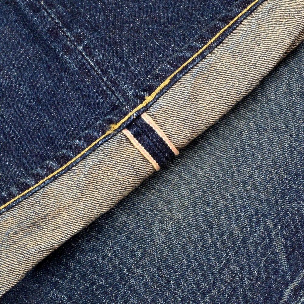 Lone Star SC40902H 5 Year Aged Wash Japanese Selvedge 14oz Denim Jeans with Vintage and Aged Finish