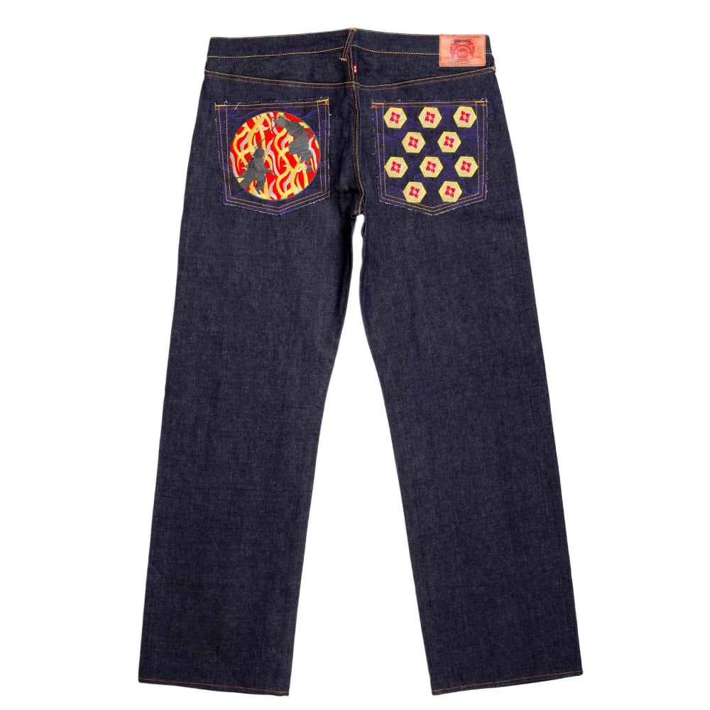Super Exclusive Duelist Kimono Design Dark Indigo Raw Selvedge Denim Jeans