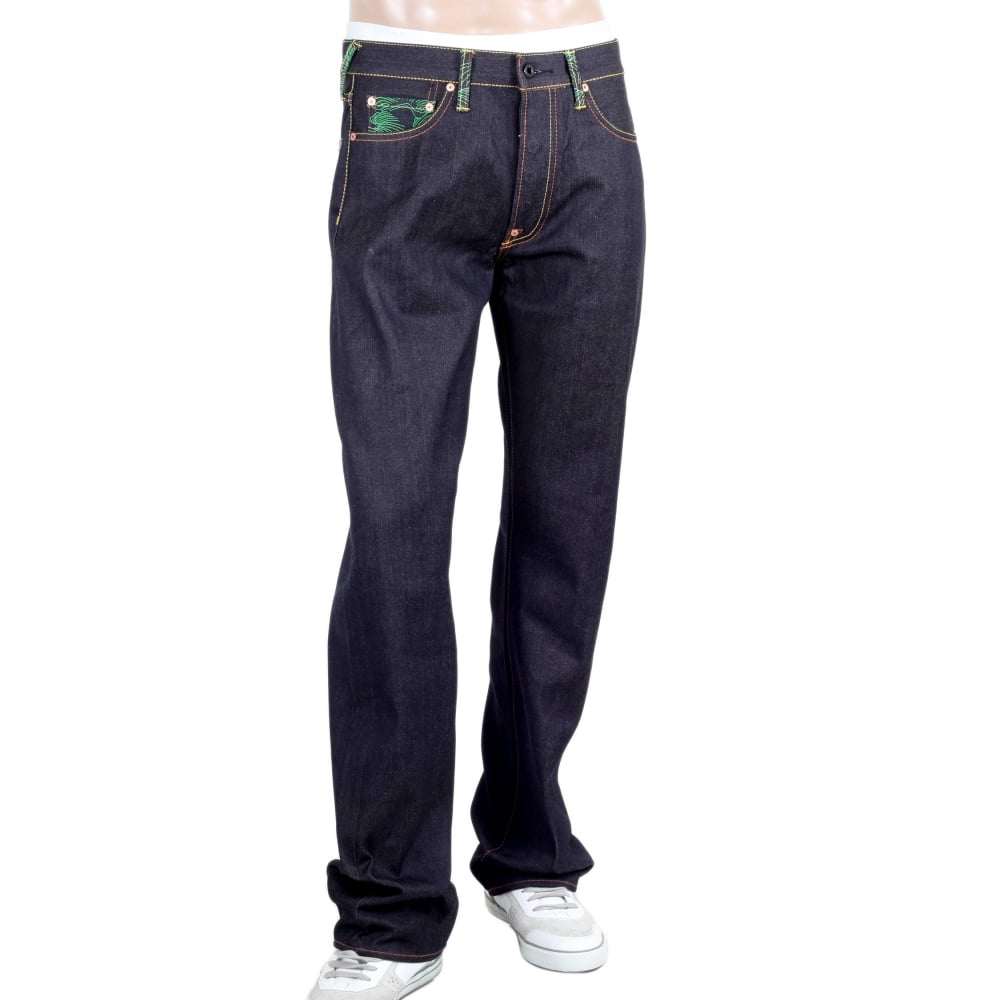 Samaurai Monkey Vintage Cut Dark Indigo Raw Selvedge Denim Jeans
