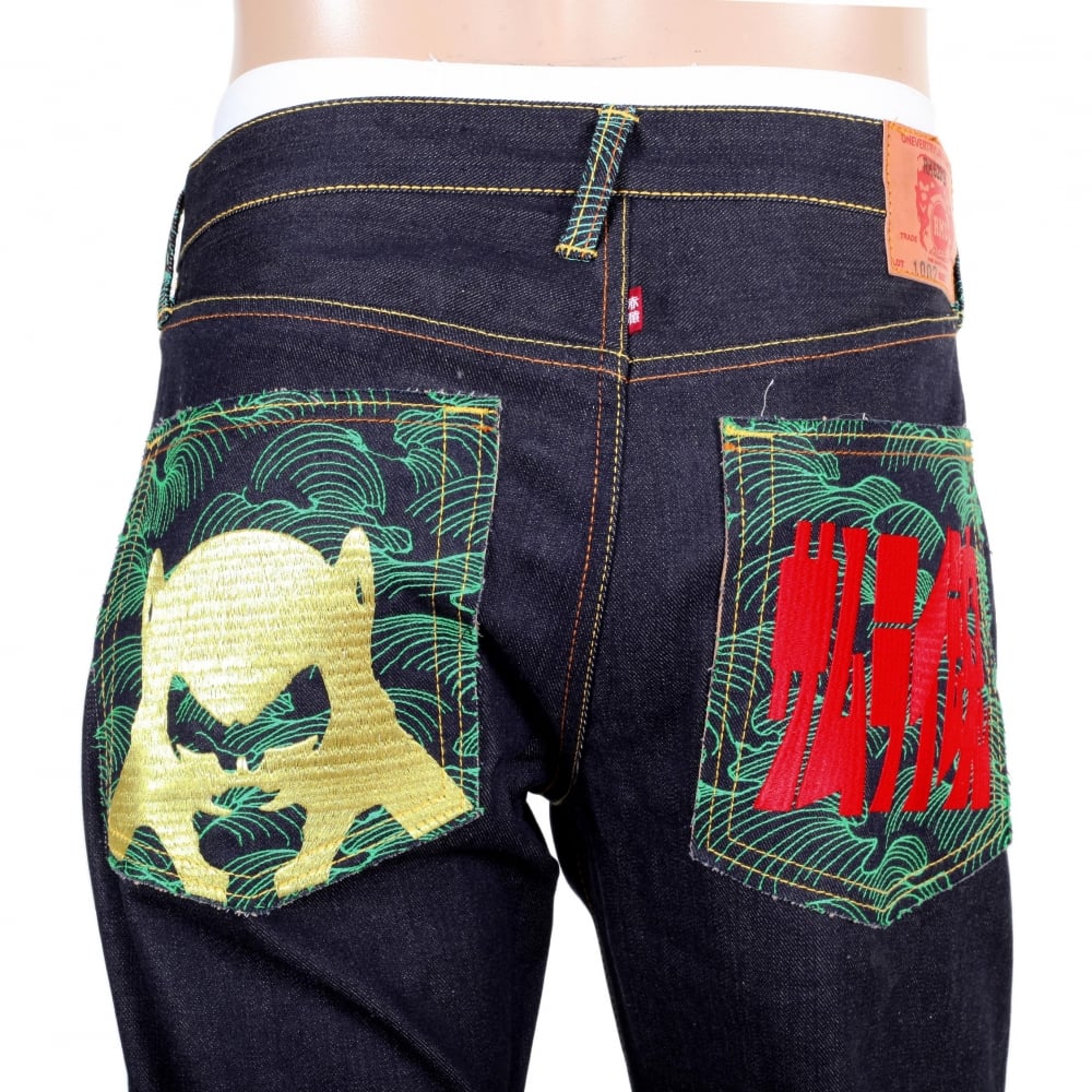 Samaurai Monkey Vintage Cut Dark Indigo Raw Selvedge Denim Jeans