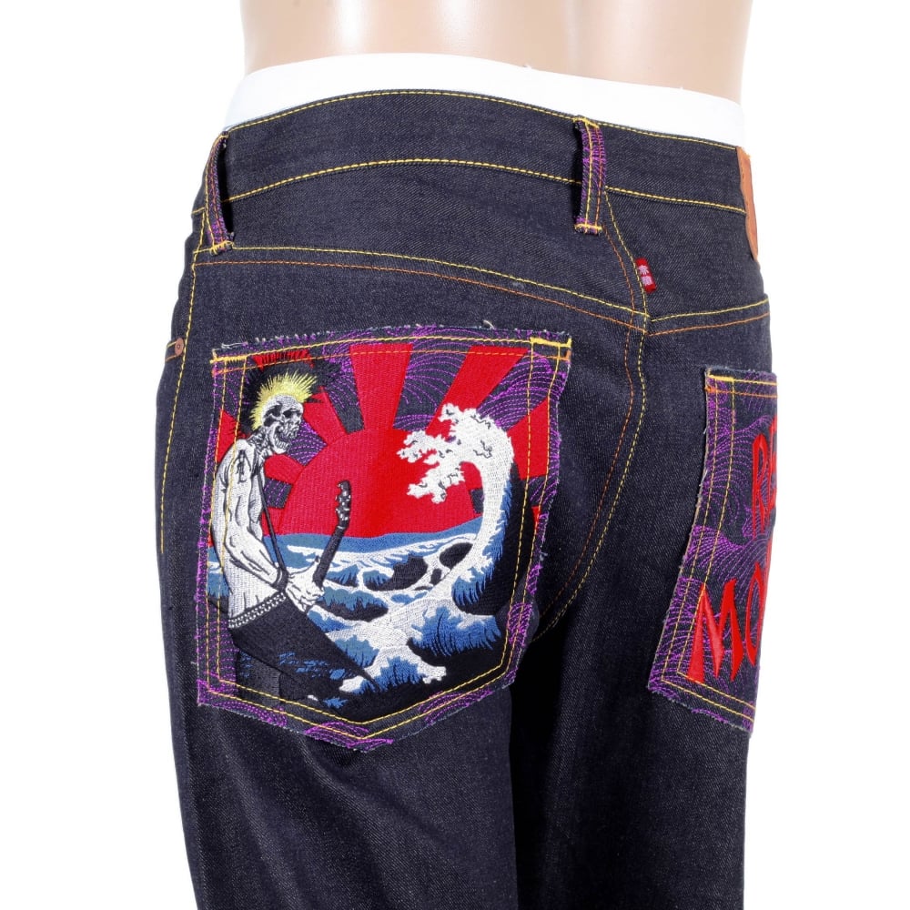 Rock Vintage Cut Selvedge Raw Denim Jean