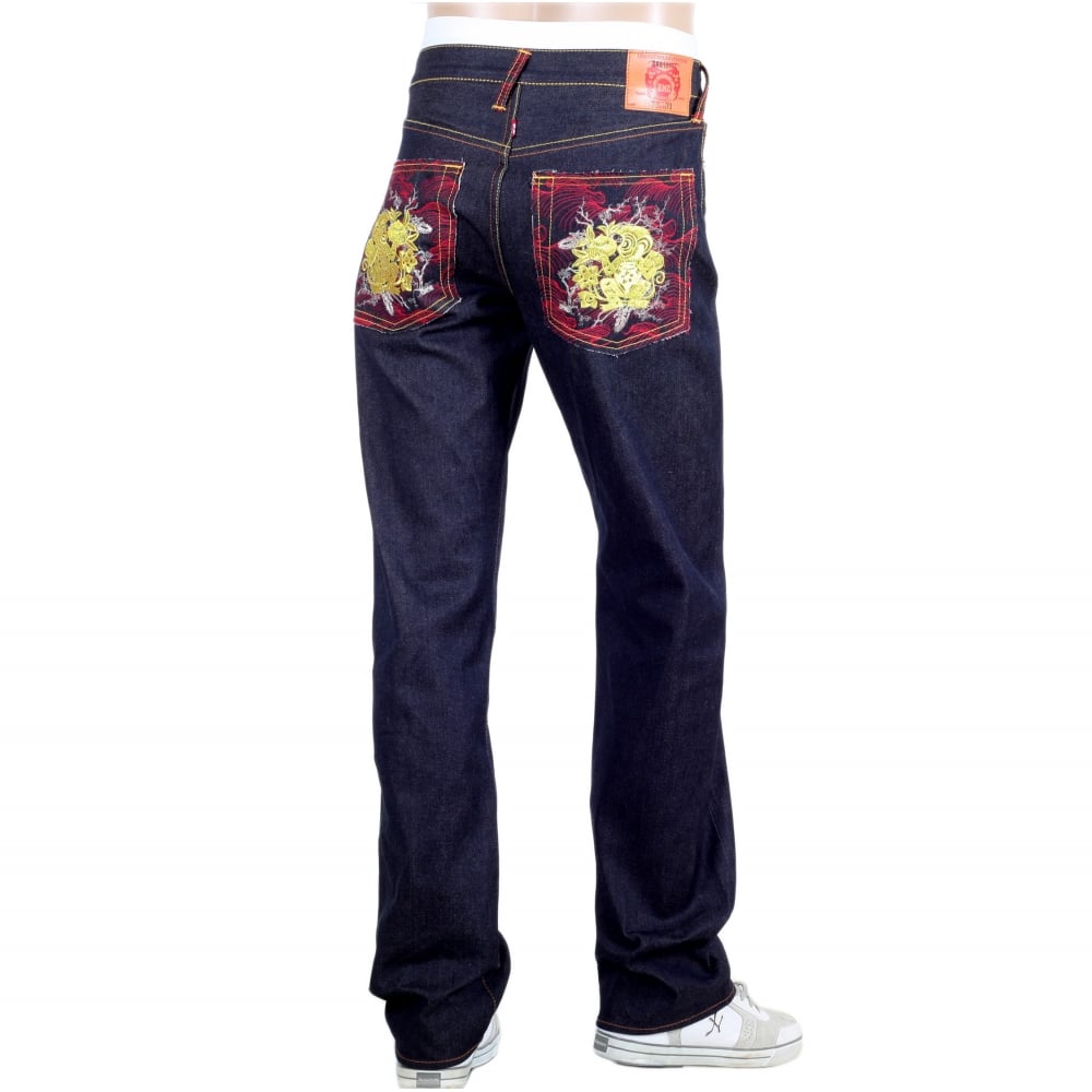 Golden Monkey Vintage Cut Raw Selvedge Denim Jeans for Men