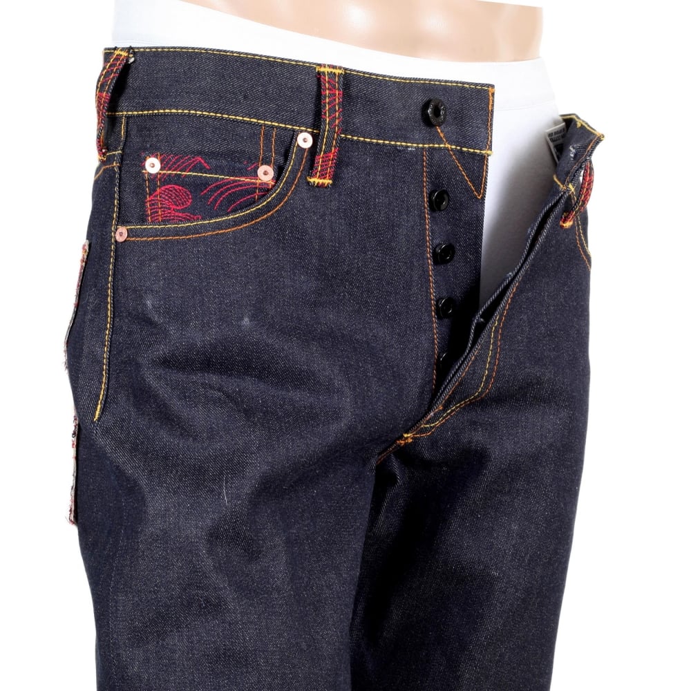 Golden Monkey Vintage Cut Raw Selvedge Denim Jeans for Men