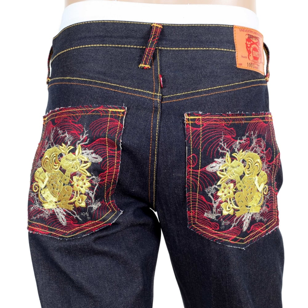 Golden Monkey Vintage Cut Raw Selvedge Denim Jeans for Men