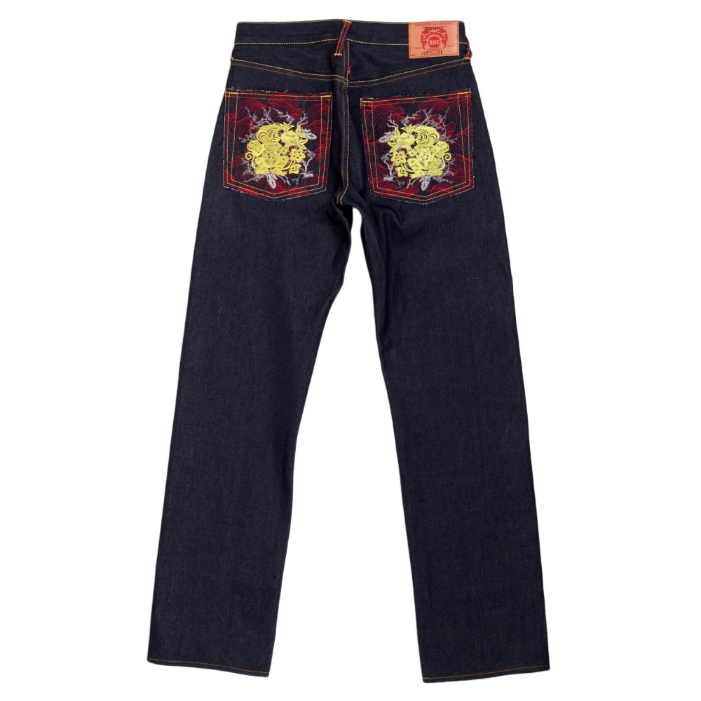 Golden Monkey Vintage Cut Raw Selvedge Denim Jeans for Men