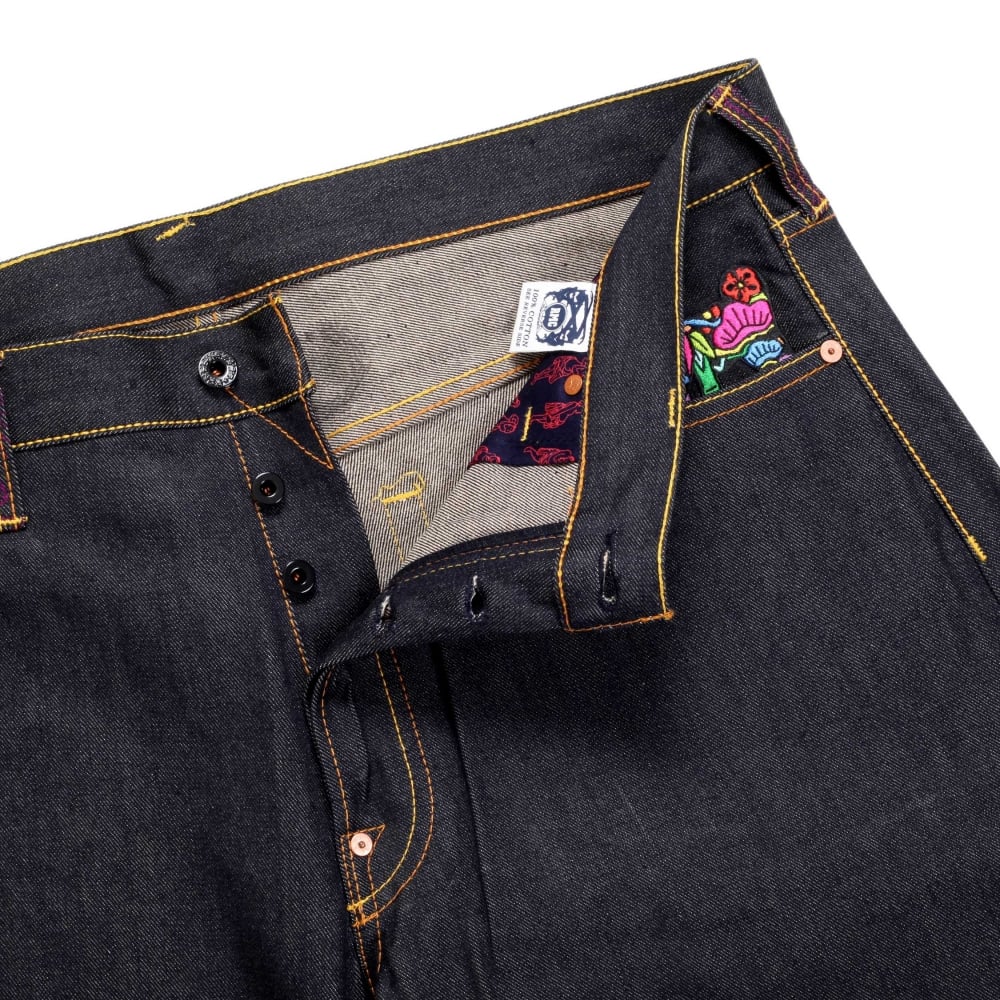 2 Ladies Super Exclusive Vintage Dark Indigo Selvedge Raw Denim Jean
