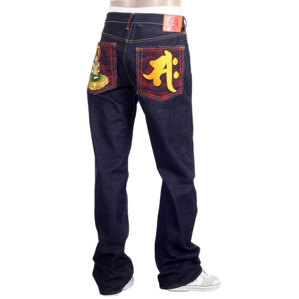 Super exclusive Year Of The Horse vintage cut raw selvedge mens denim jeans