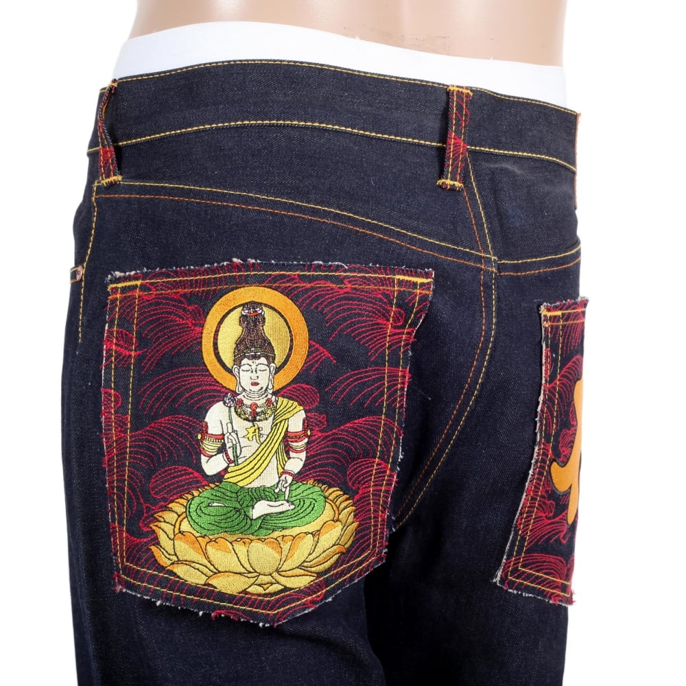 Super exclusive Year Of The Horse vintage cut raw selvedge mens denim jeans