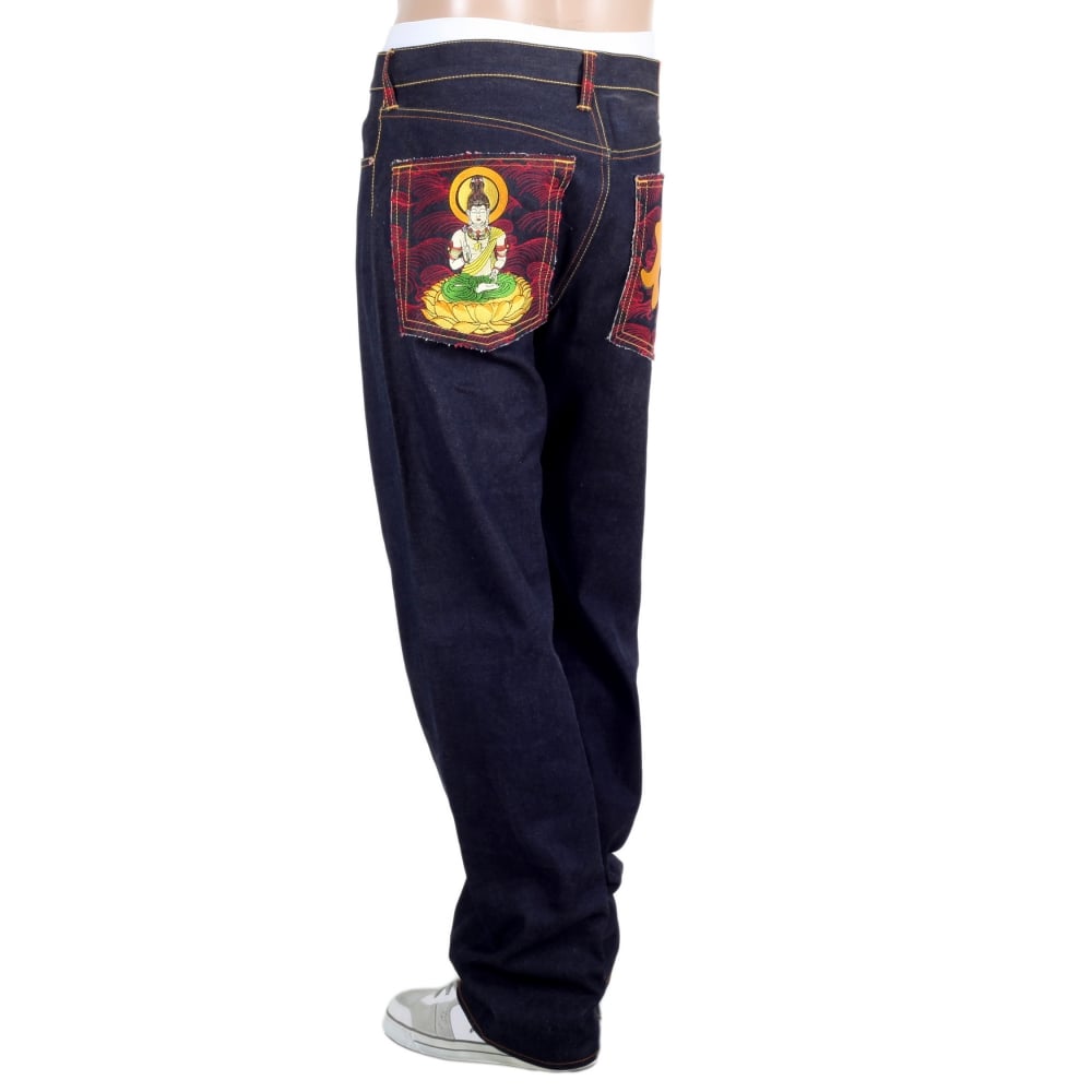 Super exclusive Year Of The Horse vintage cut raw selvedge mens denim jeans