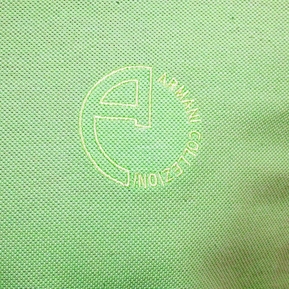 Short Sleeve Regular Fit 3 Button Pique Light Green Polo Shirt for Men with Self Coloured Embroidered Chest Logo