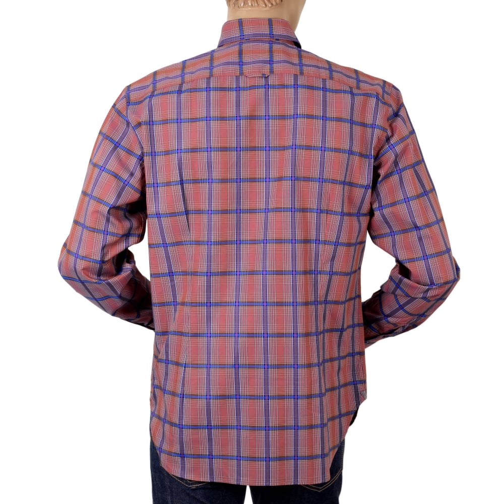 Mens Long Sleeve Check Shirt