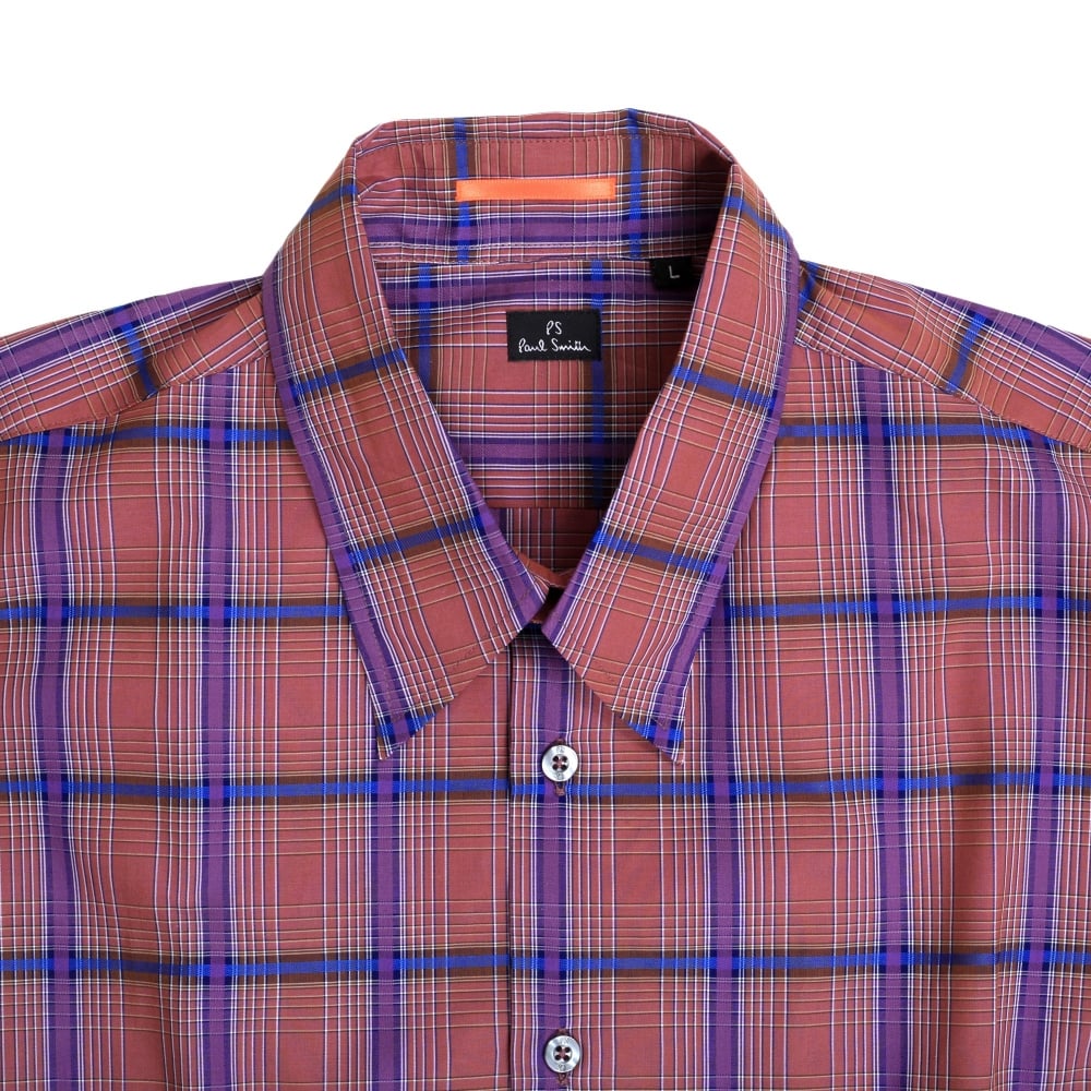 Mens Long Sleeve Check Shirt