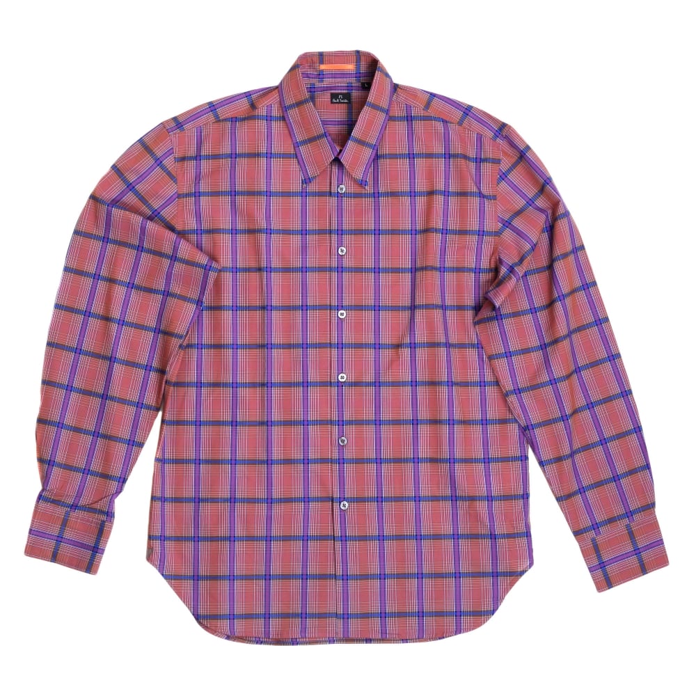 Mens Long Sleeve Check Shirt