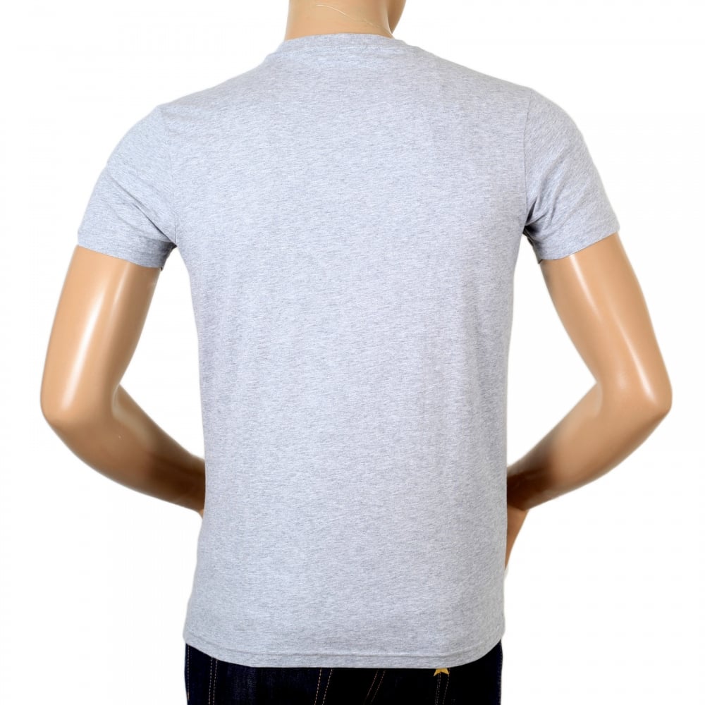 Dsquared2 Grey Regular Fit Short Sleeve Crewneck Cotton T-Shirt with Maple Leaf Logo DS26292