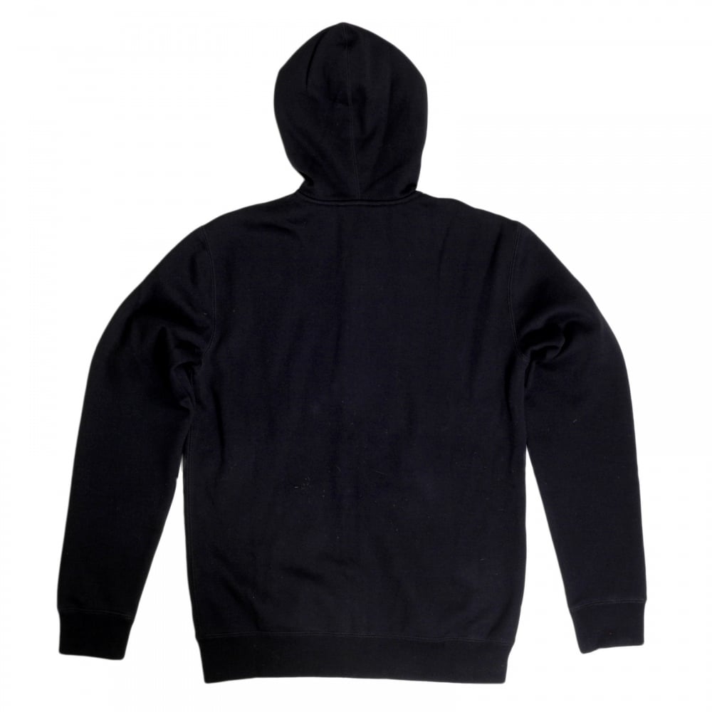 Armani Jeans Black Zipped Hooded Sweatshirt for Men with AJ Eagle Chest Logo AJM6461