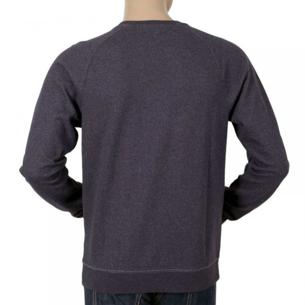 Mens Crew Neck Regular Fit Raglan Seamed Sleeve Sweatshirt in Plum by Scotch and Soda SCOT6785